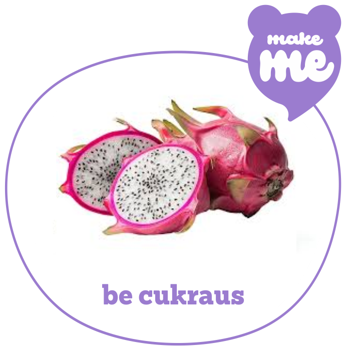 Gumimi Make Me guminukų mišinys Dragon Fruit skonio be cukraus