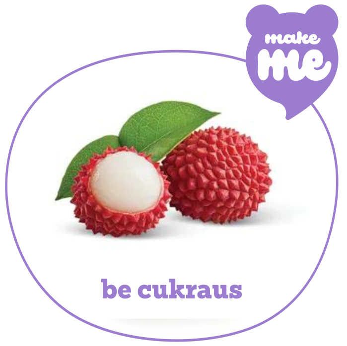 Gumimi Make Me guminukų mišinys Ličių skonio be cukraus